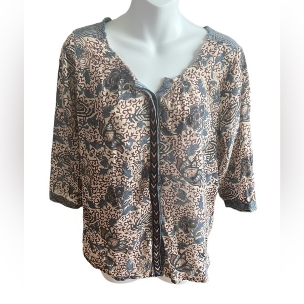 Rapsodia CMA Leaf Dreams Blouse L